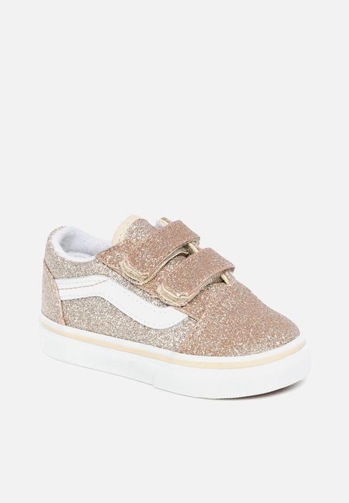 Vans - Td old skool v - (glitter) brazilian sand & true white