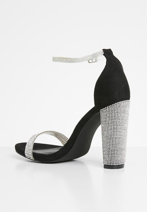 SISSY BOY - In glitz heel - black