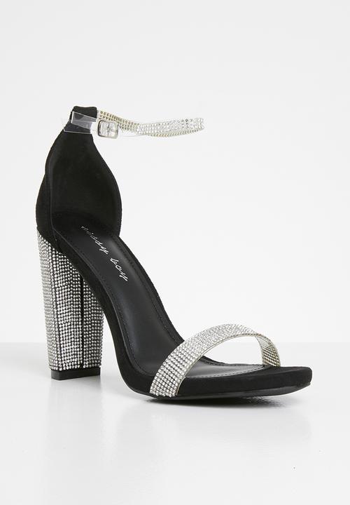 SISSY BOY - In glitz heel - black