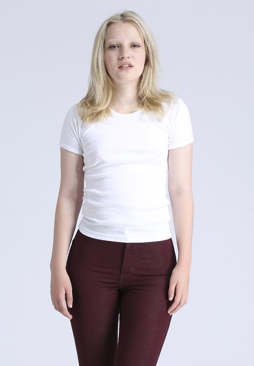American Apparel - Baby Rib Basic Short Sleeve T-Shirt
