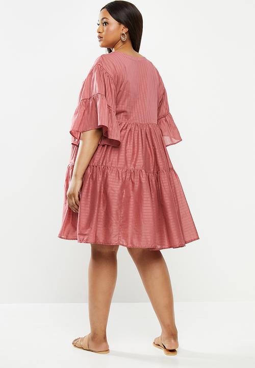 AMANDA LAIRD CHERRY - Plus tete dress - rose