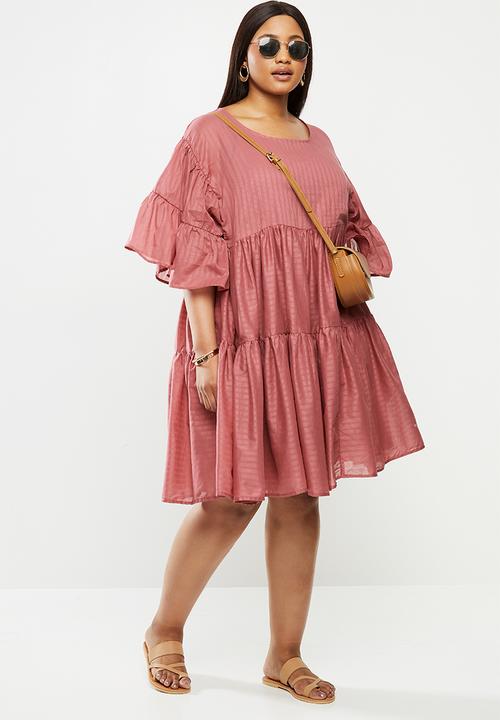 AMANDA LAIRD CHERRY - Plus tete dress - rose