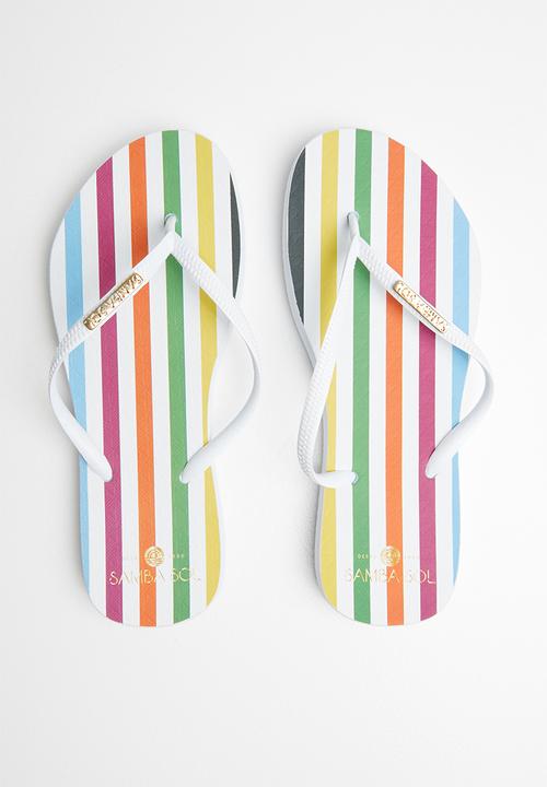 Samba Sol - Paradigm flip flop - white