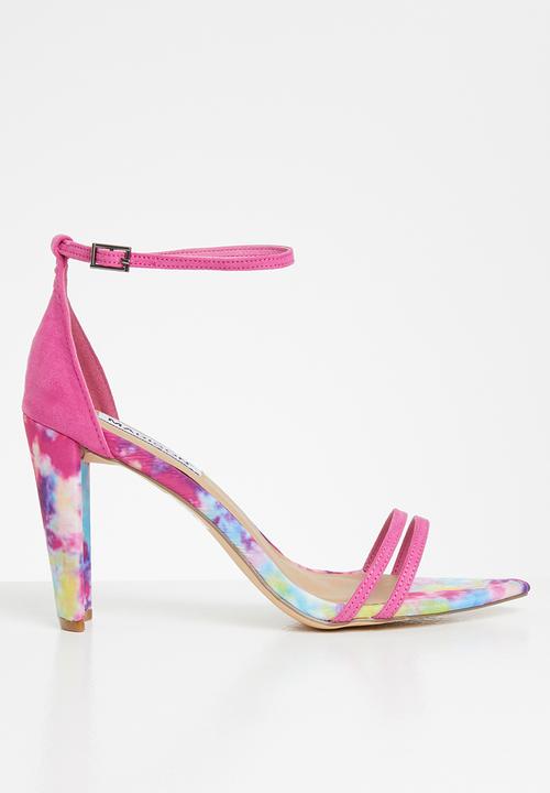 pink floral heels