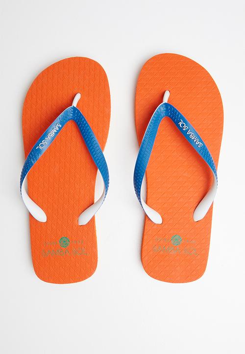 Samba Sol - Basic flip-flop - orange