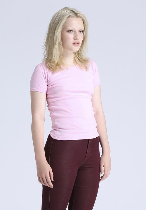 American Apparel - Baby Rib Basic Short Sleeve T Shirt