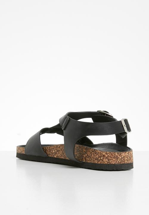 Jada - Buckle detail sandal - black