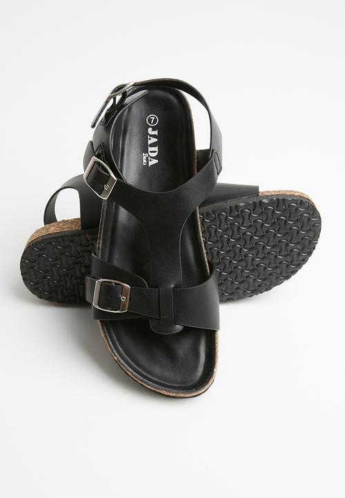 Jada - Buckle detail sandal - black