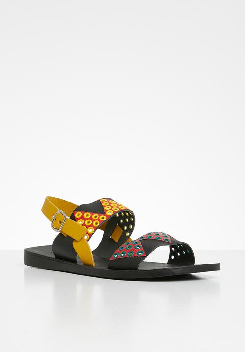 iFELE - Zulu crown leather sandal - multi 