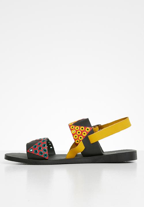 iFELE - Zulu crown leather sandal - multi 