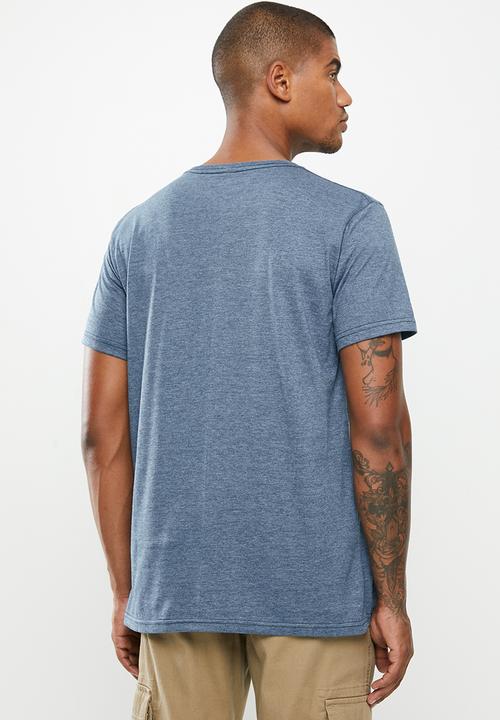Fox - Legacy fox head short sleeve tee -  blue