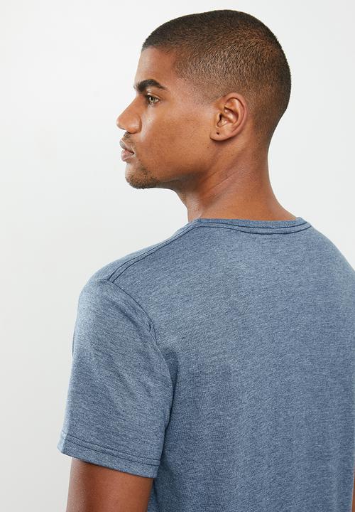 Fox - Legacy fox head short sleeve tee -  blue