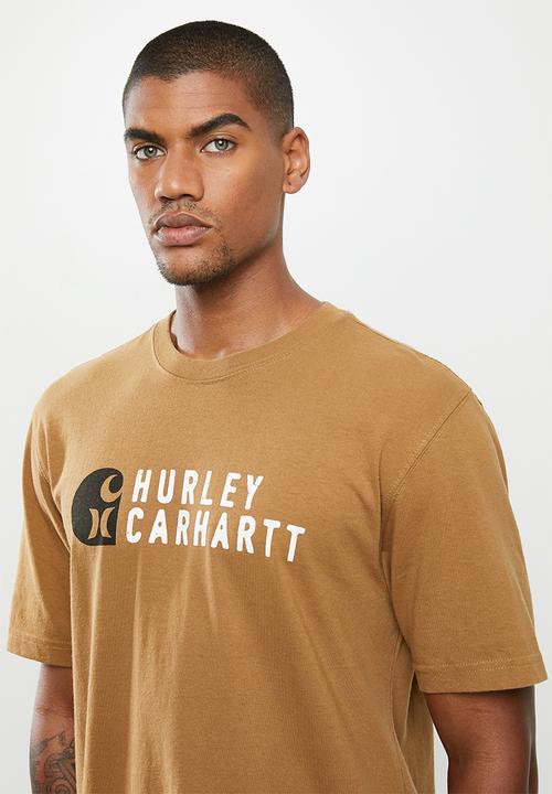 Hurley - Carhartt stacked ss tee - car brown