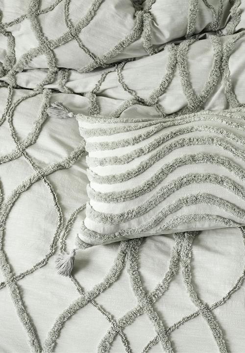 Linen House - Amadora duvet cover set - smoke
