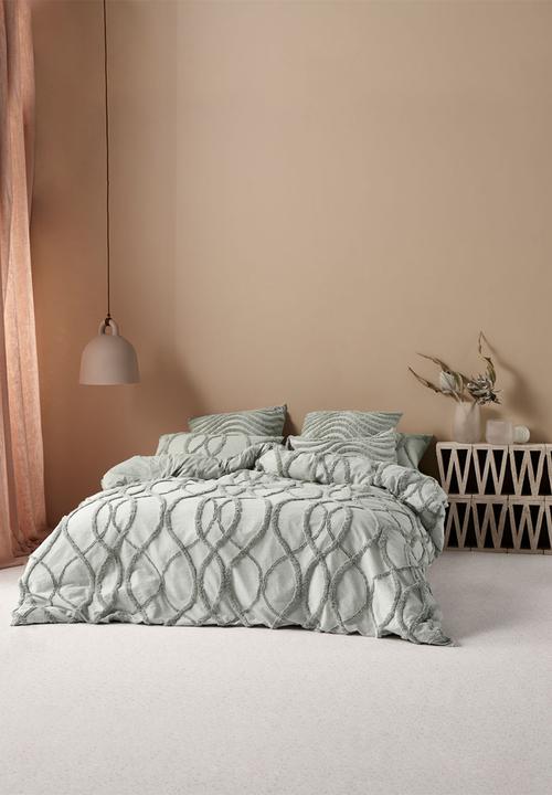 Linen House - Amadora duvet cover set - smoke