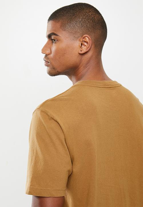 Hurley - Carhartt pocket short sleeve tee - car brown