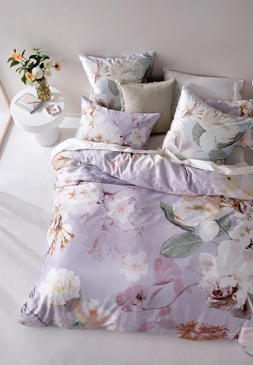 Linen House - Annella duvet cover set - lilac