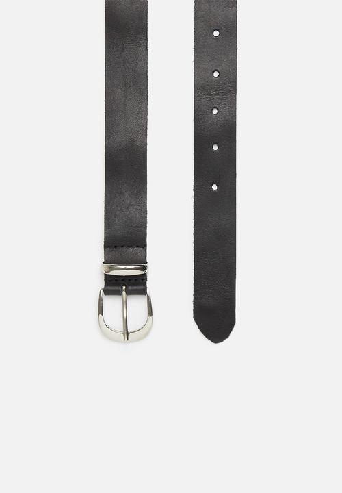 Superbalist - Liza leather waist belt - black