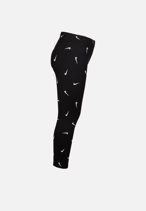 Nike - Nike girls nsw swooshfetti legging - black