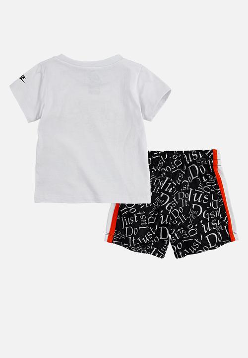 Nike - Nike boys just do it tee & short set - multi 