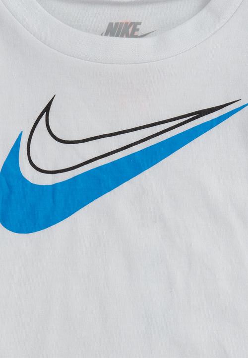 Nike - Nike boys nsw swoosh short set - blue & white 
