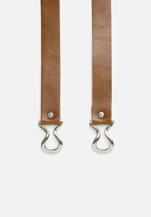 Superbalist - Rae leather belt - tan