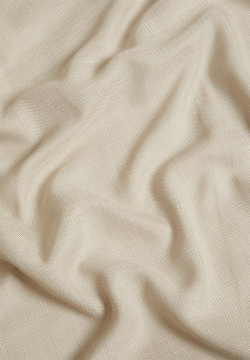 Sixth Floor - Slub lined taped curtain - natural