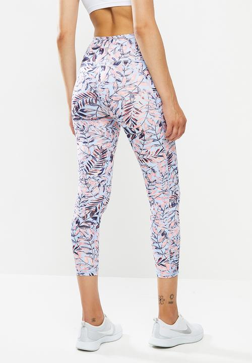 Cotton On - Love you a latte 7/8 active tight - blue & pink