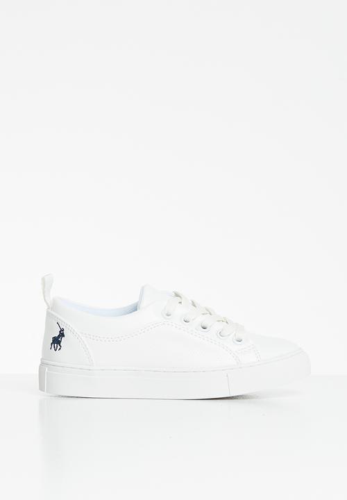 all white polo shoes