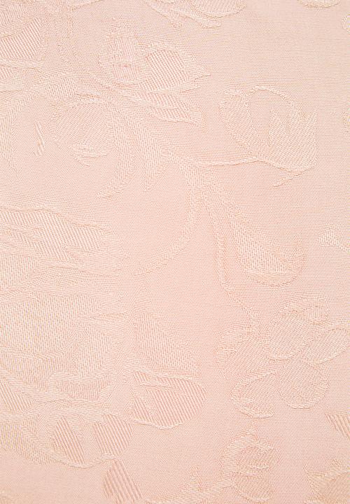 edit - Jacquard tie front blouse - blush