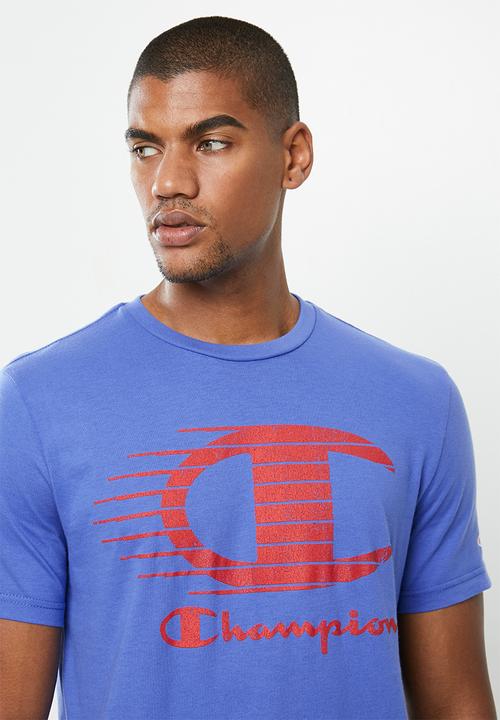 Champion - Legacy-graphic shop vintage T-shirt - purple