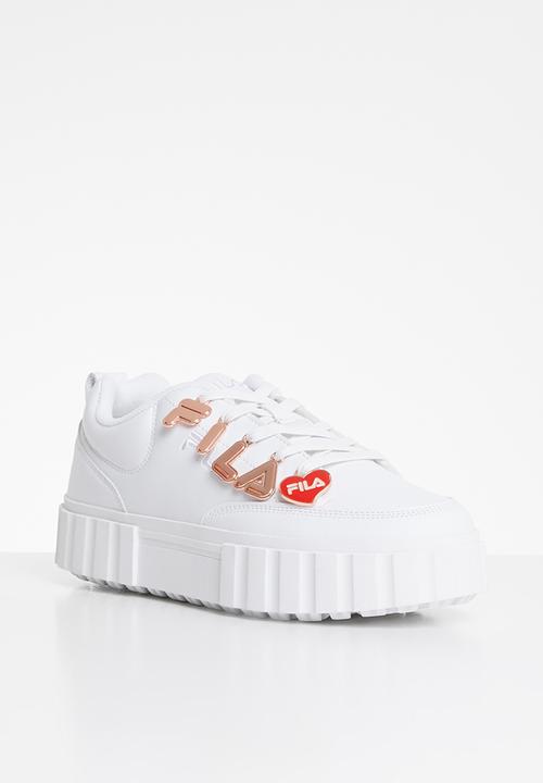 FILA - Fila sandblast low pendant - white/rose gold/ white