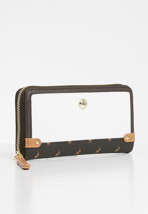 POLO - Classic ascot purse - white
