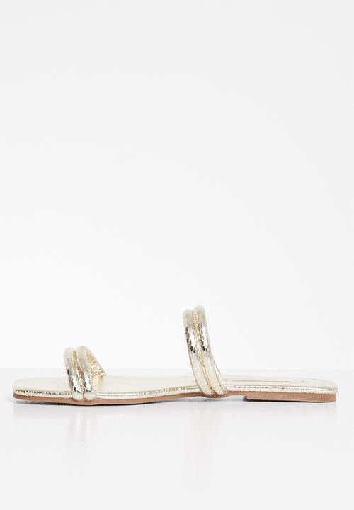 SISSY BOY - Golden delight tube sandal  - gold