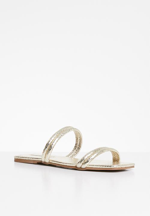 SISSY BOY - Golden delight tube sandal  - gold