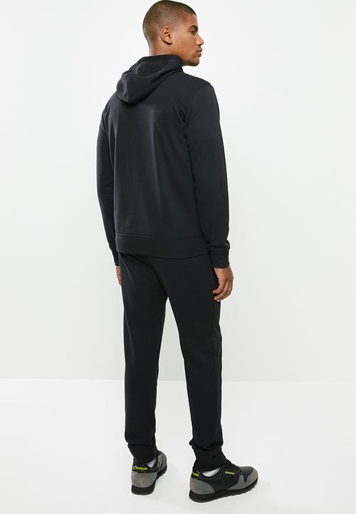 Champion - Hooded full zip track suit - black & yellow 
