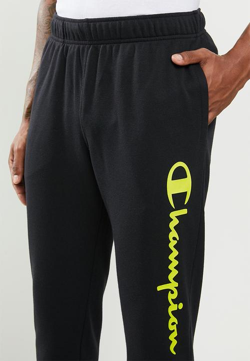 Champion - Hooded full zip track suit - black & yellow 