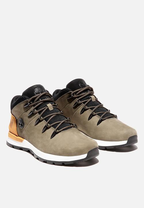 Timberland - Sprint trekker mid - dark green & wheat