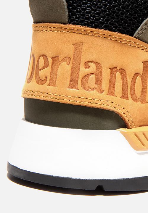 Timberland - Sprint trekker mid - dark green & wheat