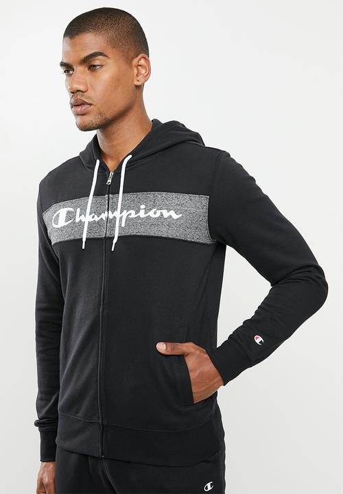Champion - Hooded full zip suit - black