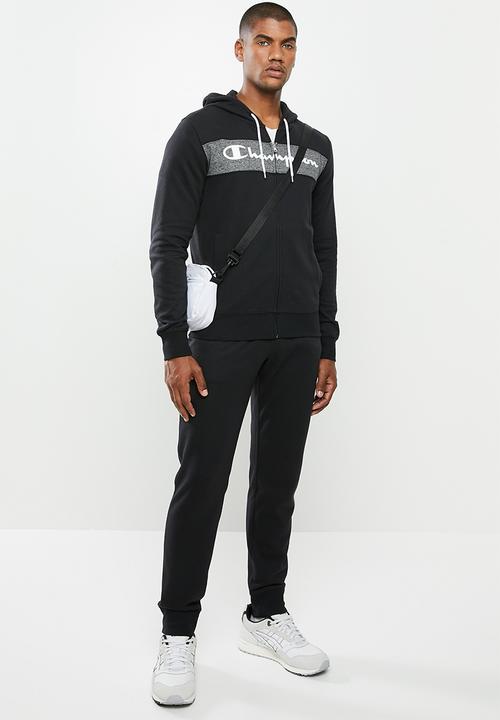 Champion - Hooded full zip suit - black