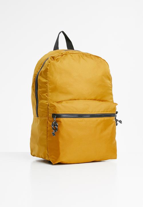 MANGO - Backpack packable - dark yellow