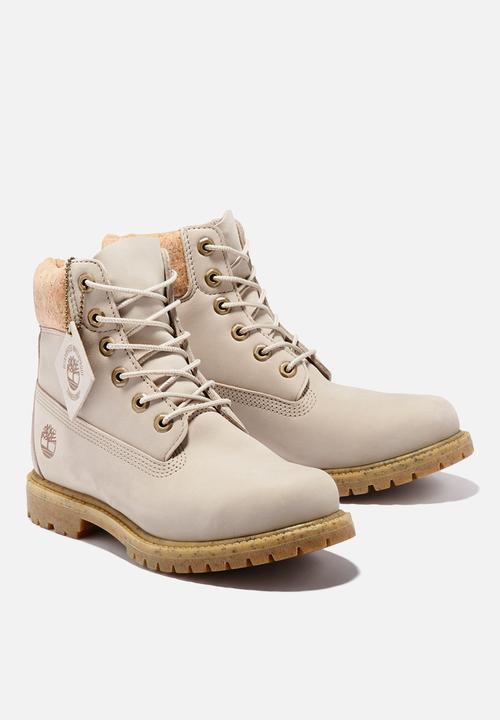 Timberland - 6in premium waterproof boot l/f- w - light taupe 