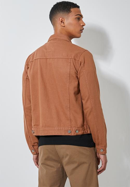 Superbalist - San Fran denim trucker jacket - tobacco