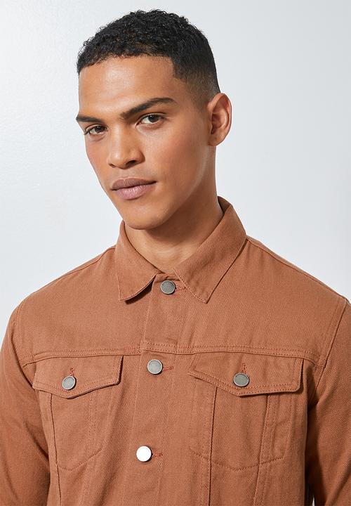 Superbalist - San Fran denim trucker jacket - tobacco