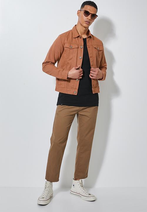Superbalist - San Fran denim trucker jacket - tobacco
