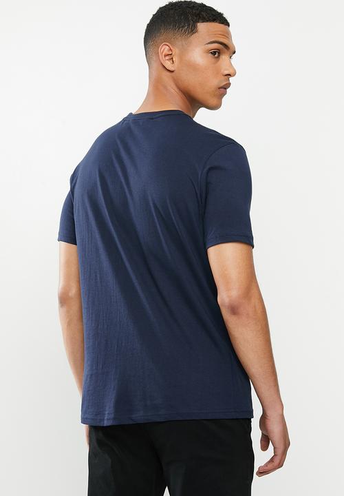 Ben Sherman - Lines and dots logo tee - navy