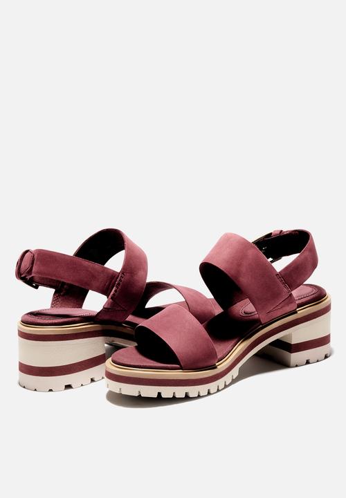 Timberland - Violet marsh 2-band sandal - burgundy 