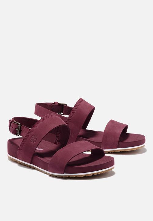 Timberland - Malibu waves 2 band sandal - burgundy 