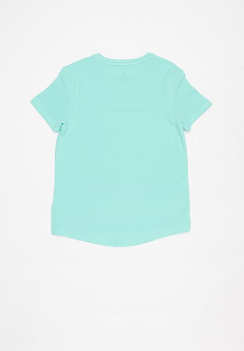 POLO - Girls kelly short sleeve tee - aqua